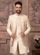 Designer Jacket Style Indowestern Set For Men